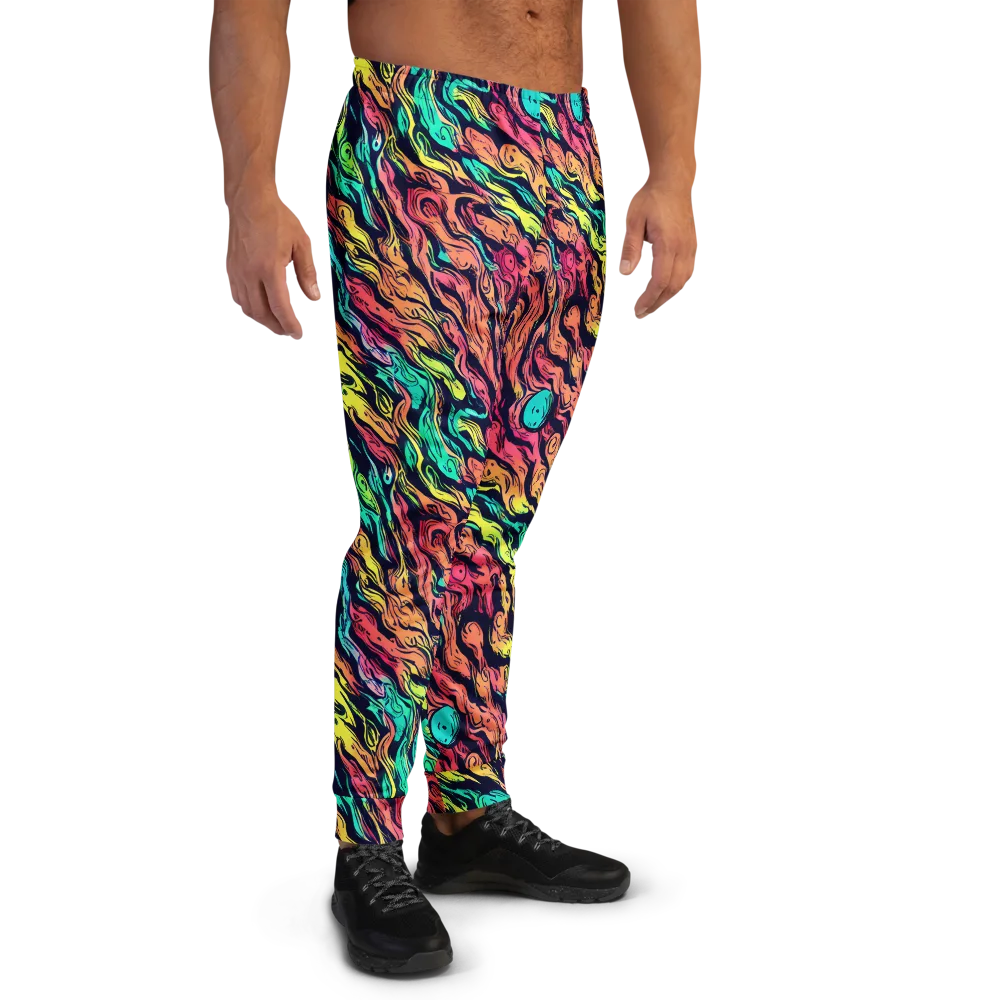 Neon Morphosis on Men's Joggers — Right