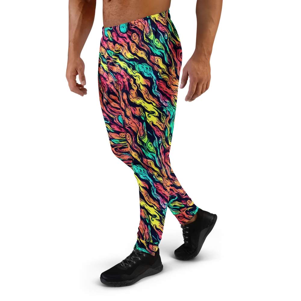 Neon Morphosis on Men's Joggers — Left