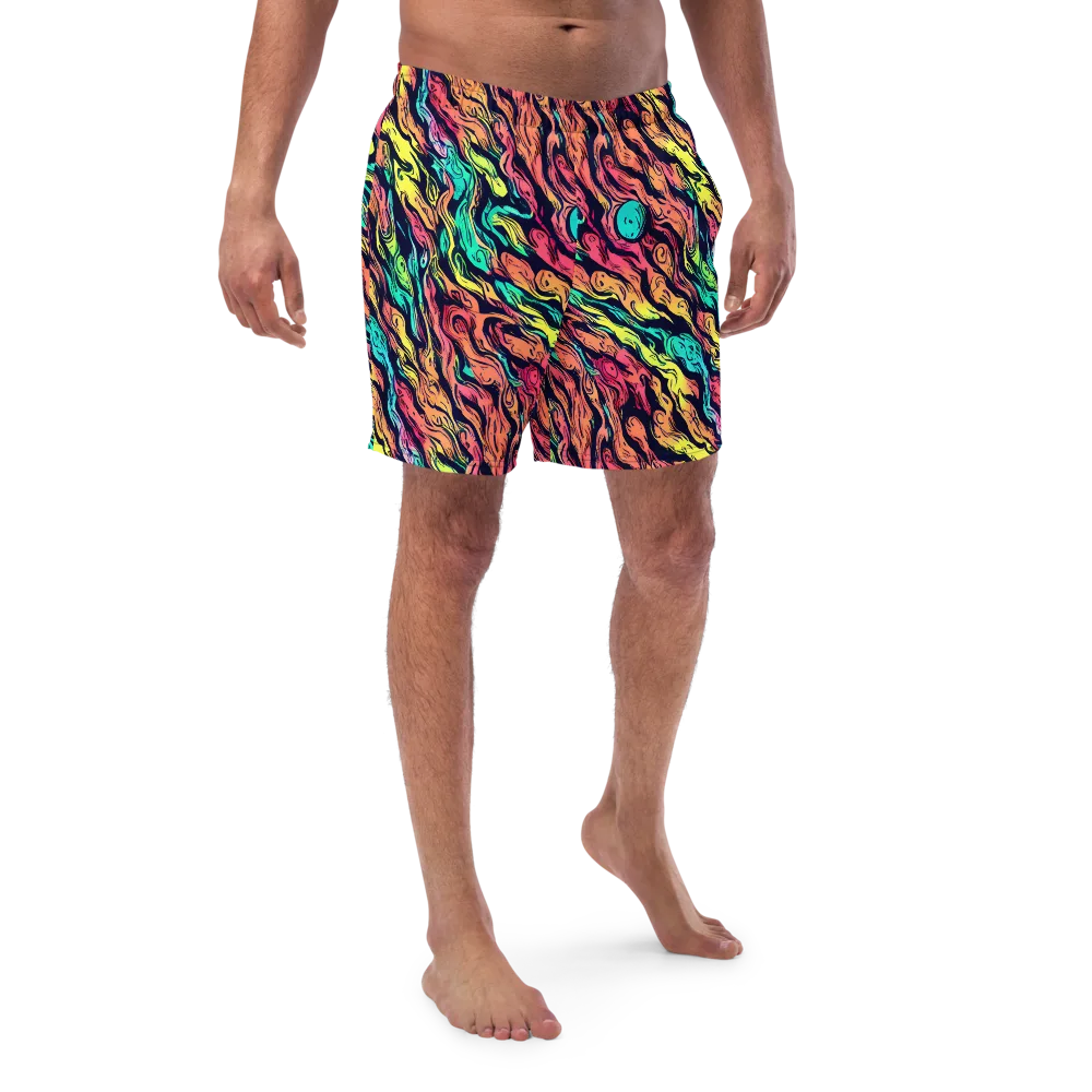 Neon Morphosis on Swim Trunks — Front