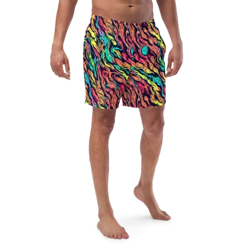 Neon Morphosis on a Swim Trunks