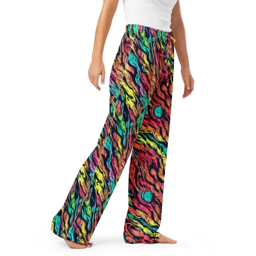 Neon Morphosis on a Women's Pajama Pants