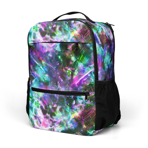 Neon Eden on a Utility Backpack