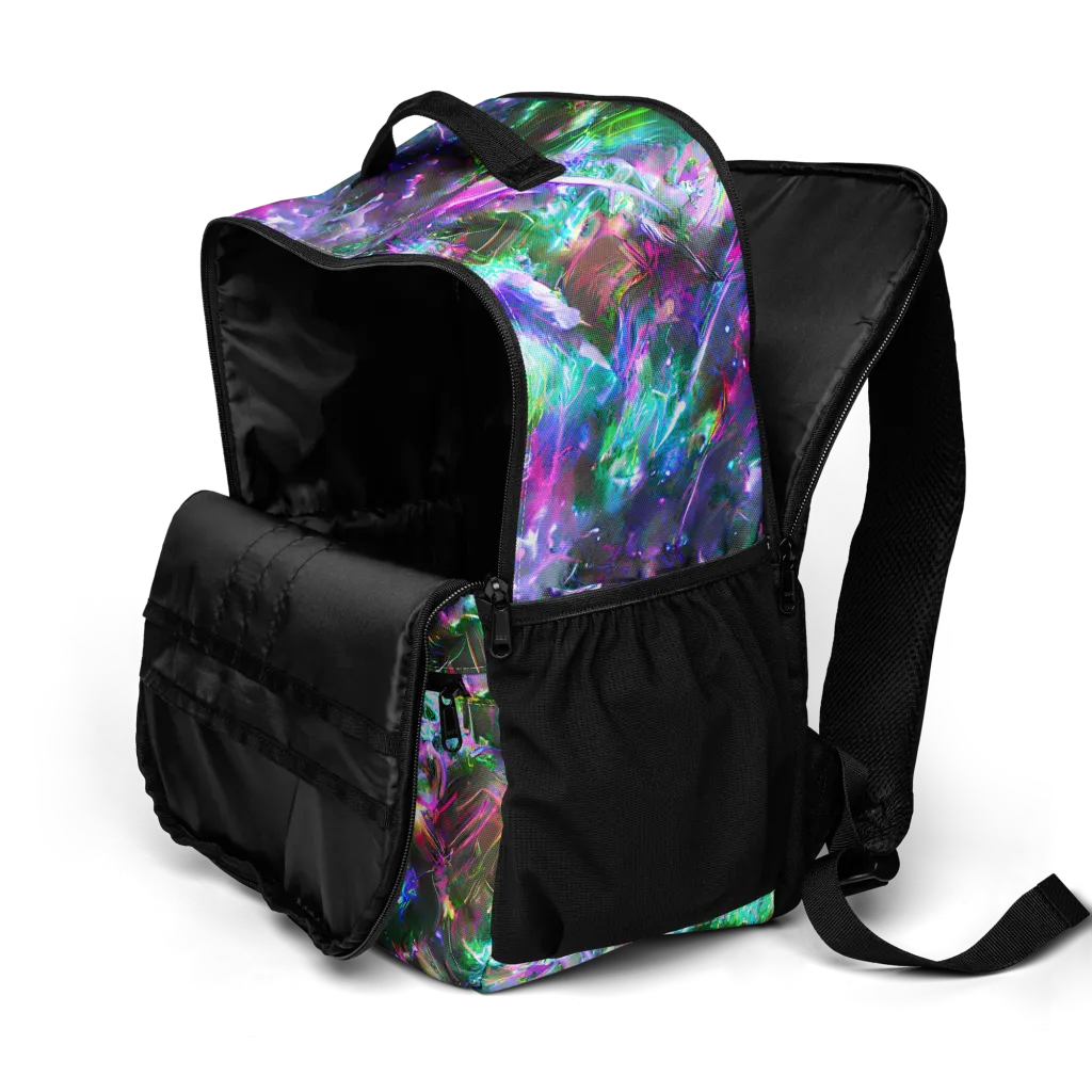 Neon Eden on Utility Backpack — Product details 2