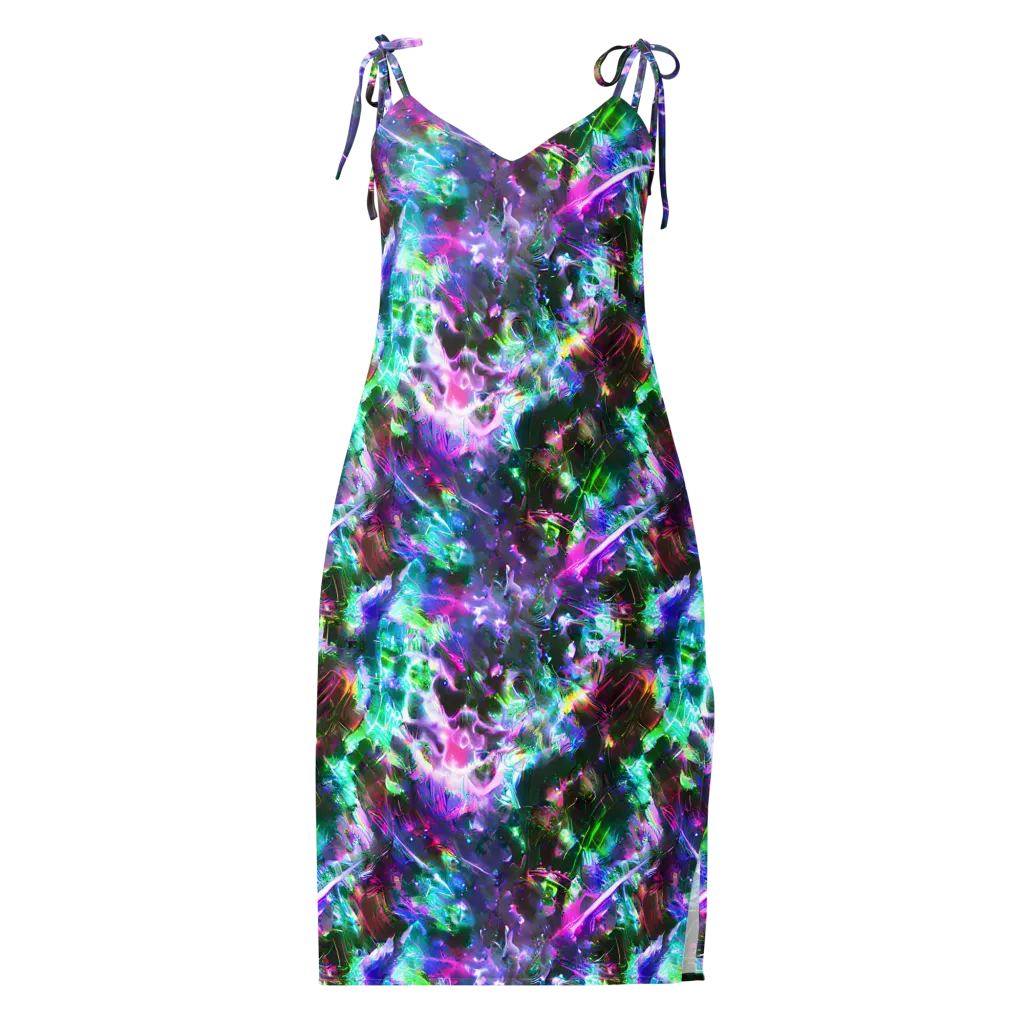 Neon Eden on Slip Dress — Front