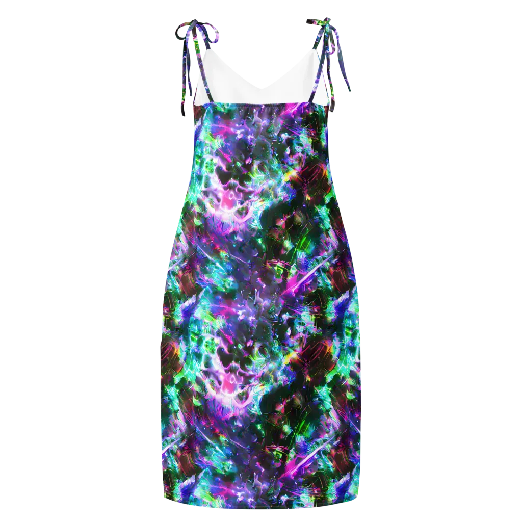 Neon Eden on Slip Dress — Back