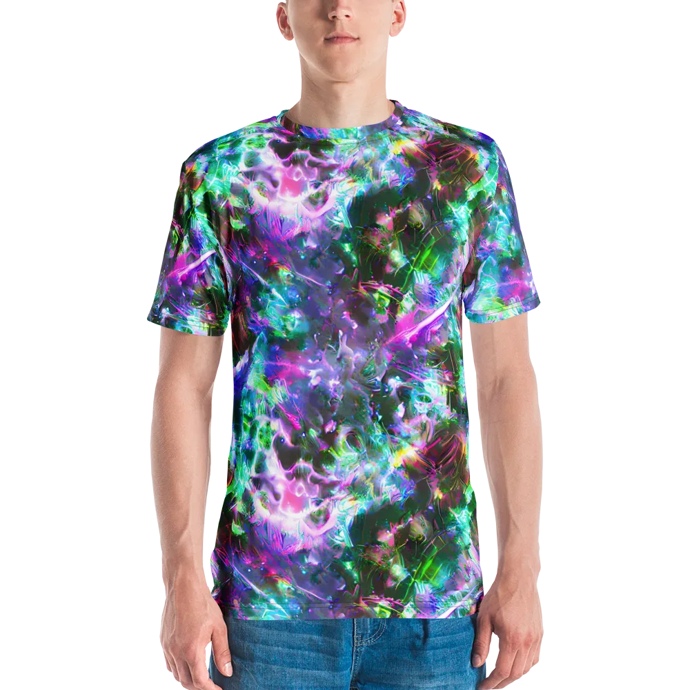 Neon Eden on Men's Crew Neck T-Shirt — Front
