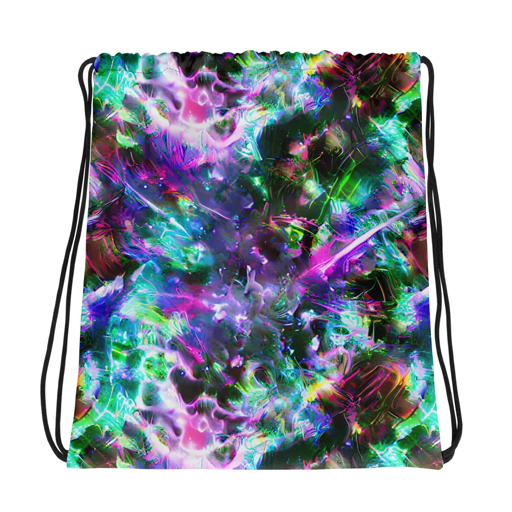 Neon Eden on Drawstring Bag — Photo