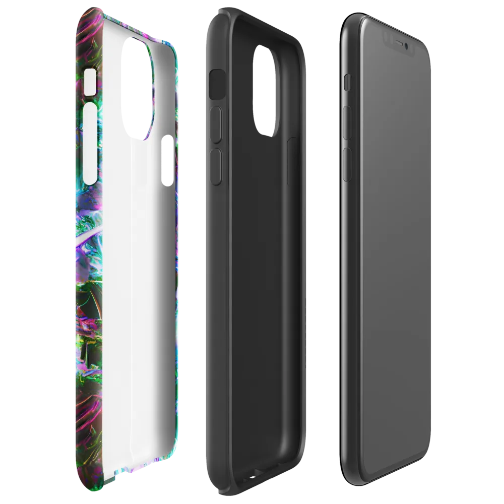Neon Eden on Tough Case for iPhone® — Right