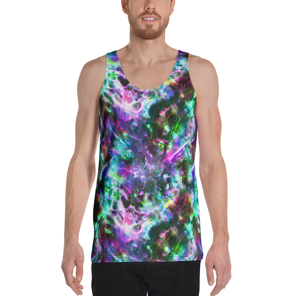 Neon Eden on Men's Tank Top — Front