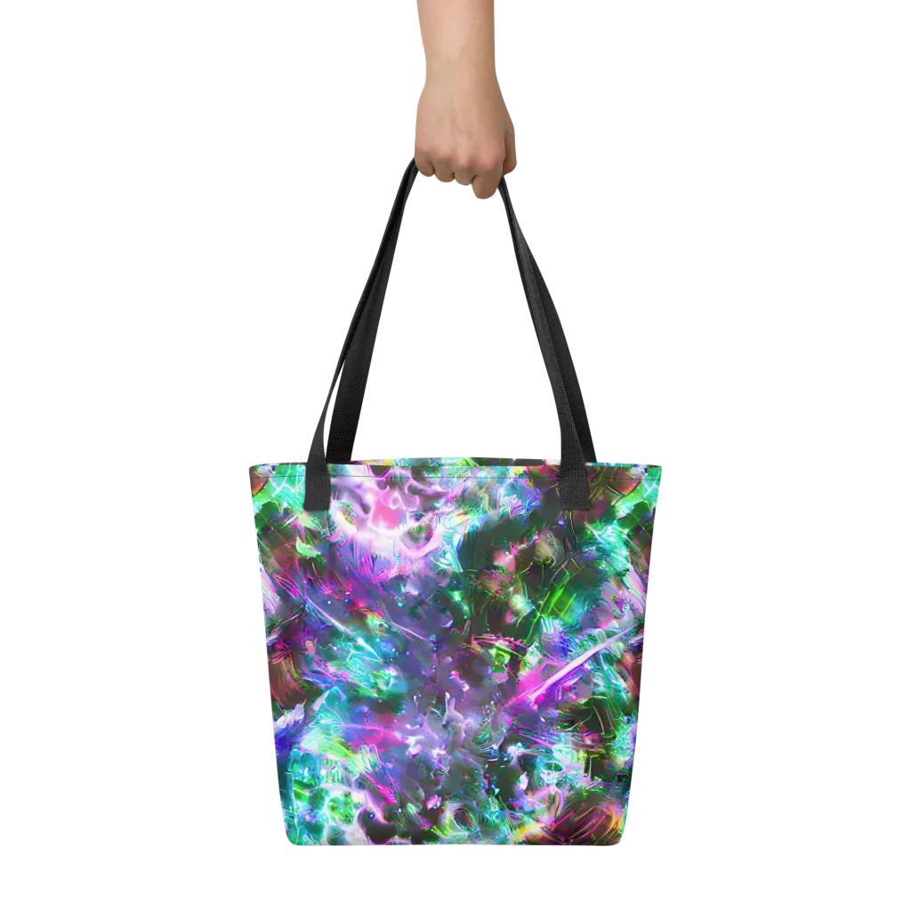 Neon Eden on Tote Bag — Front