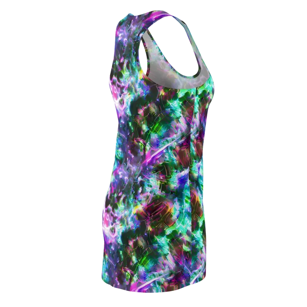 Neon Eden on Racerback Dress — Back Side