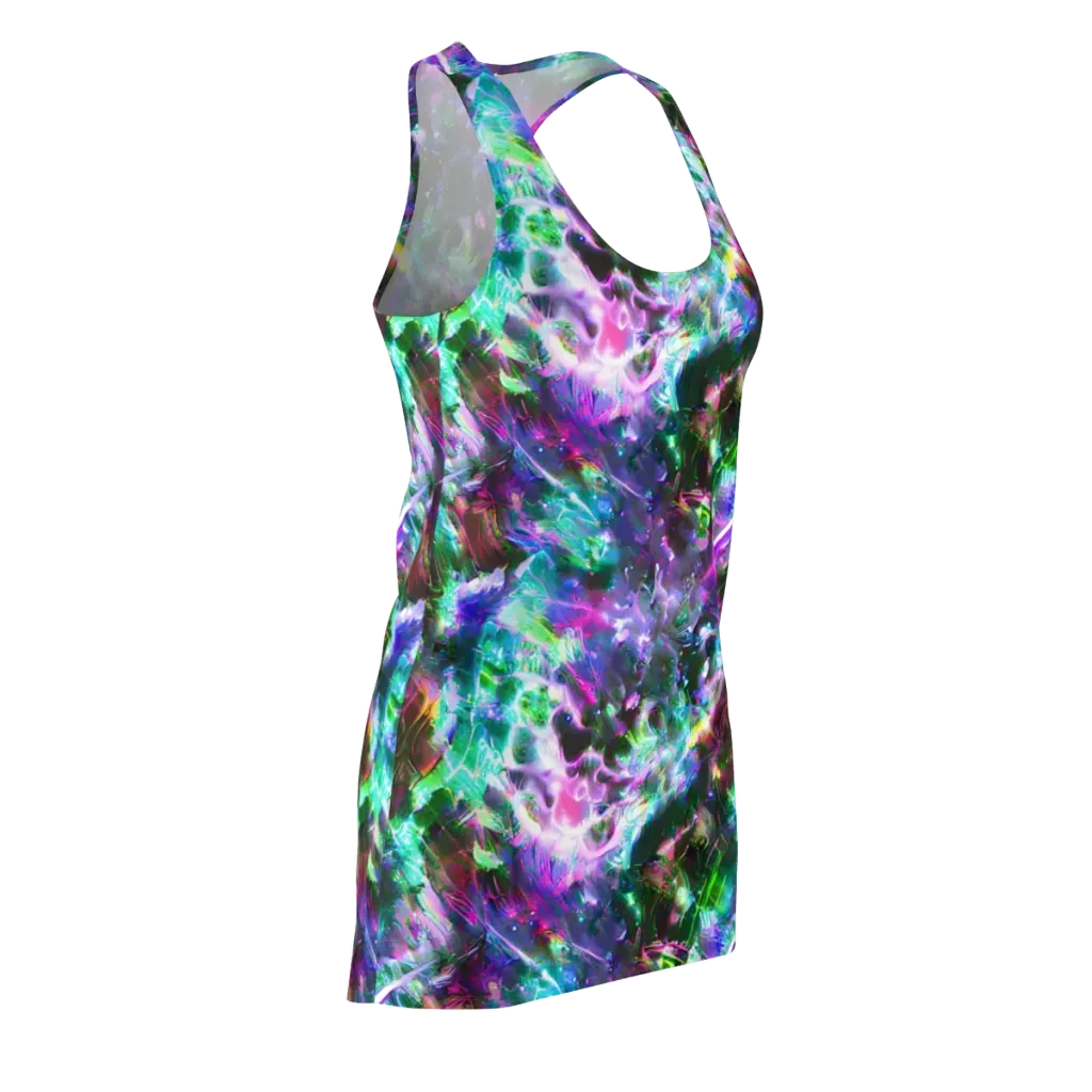 Neon Eden on Racerback Dress — Front Side
