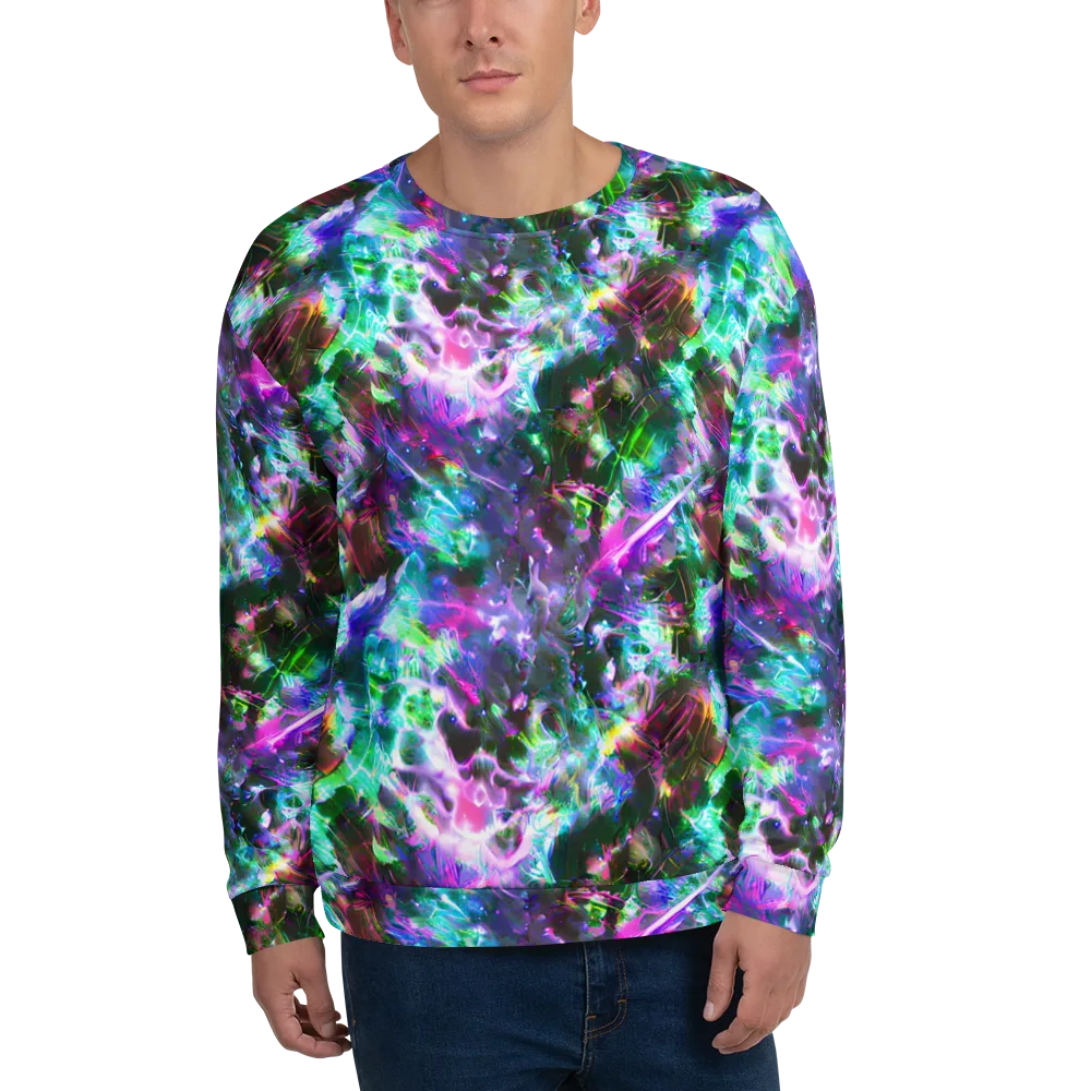Neon Eden on Sweatshirt — Front