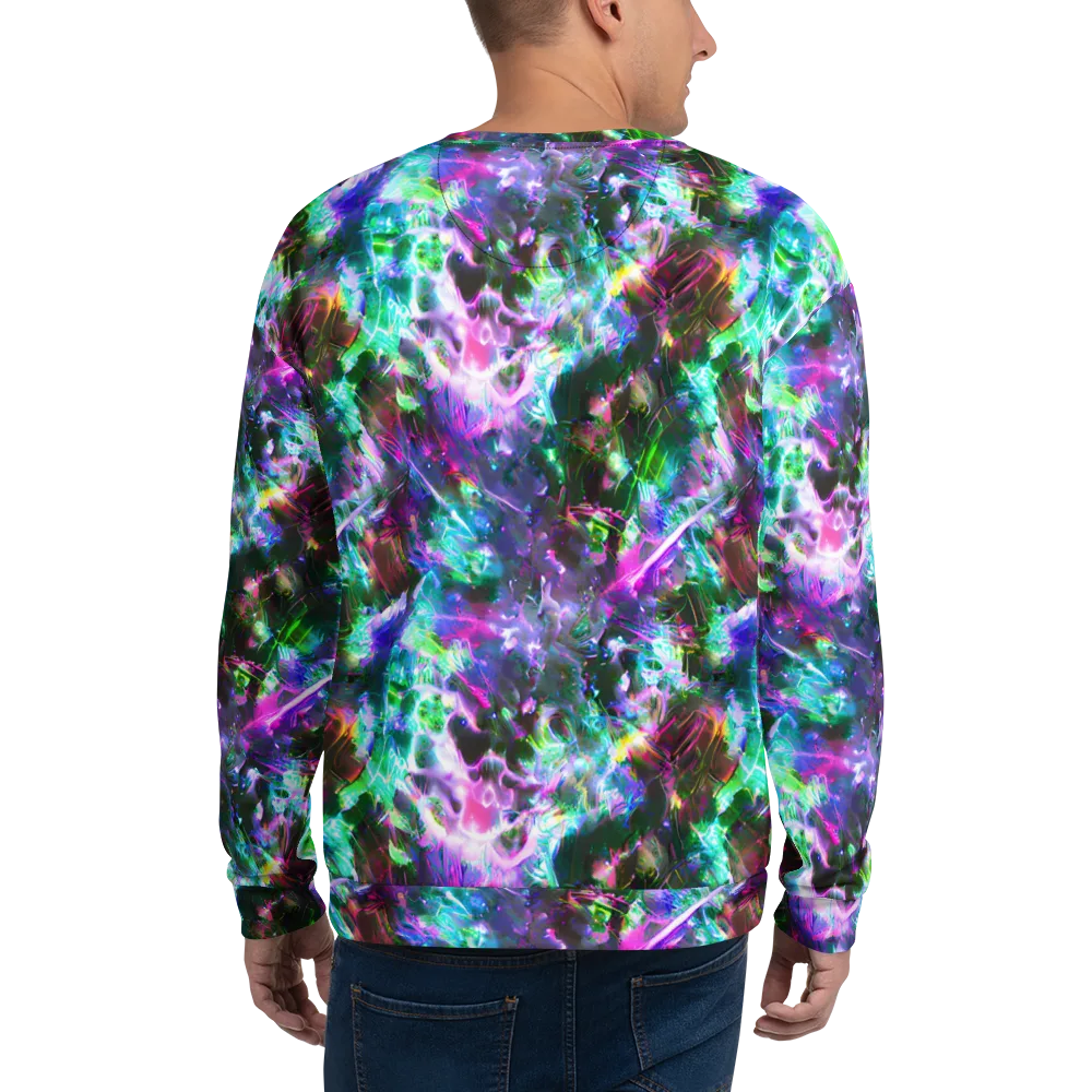 Neon Eden on Sweatshirt — Back