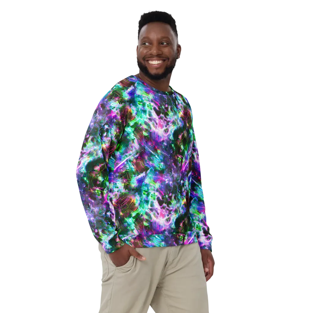 Neon Eden on Sweatshirt — Front