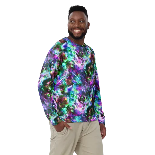 Neon Eden on a Sweatshirt