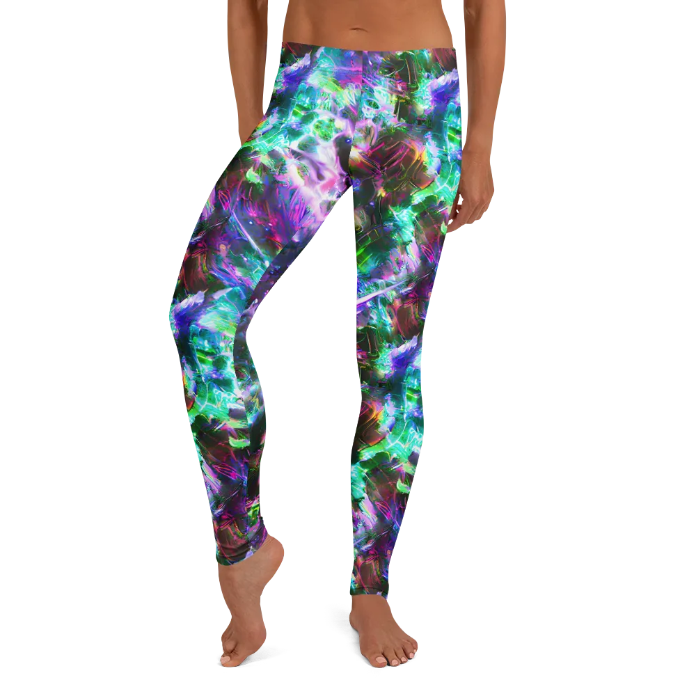 Neon Eden on Leggings — Front