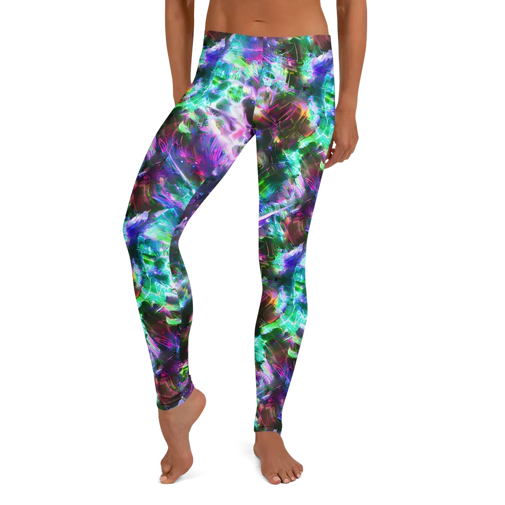 Neon Eden on Leggings — Front