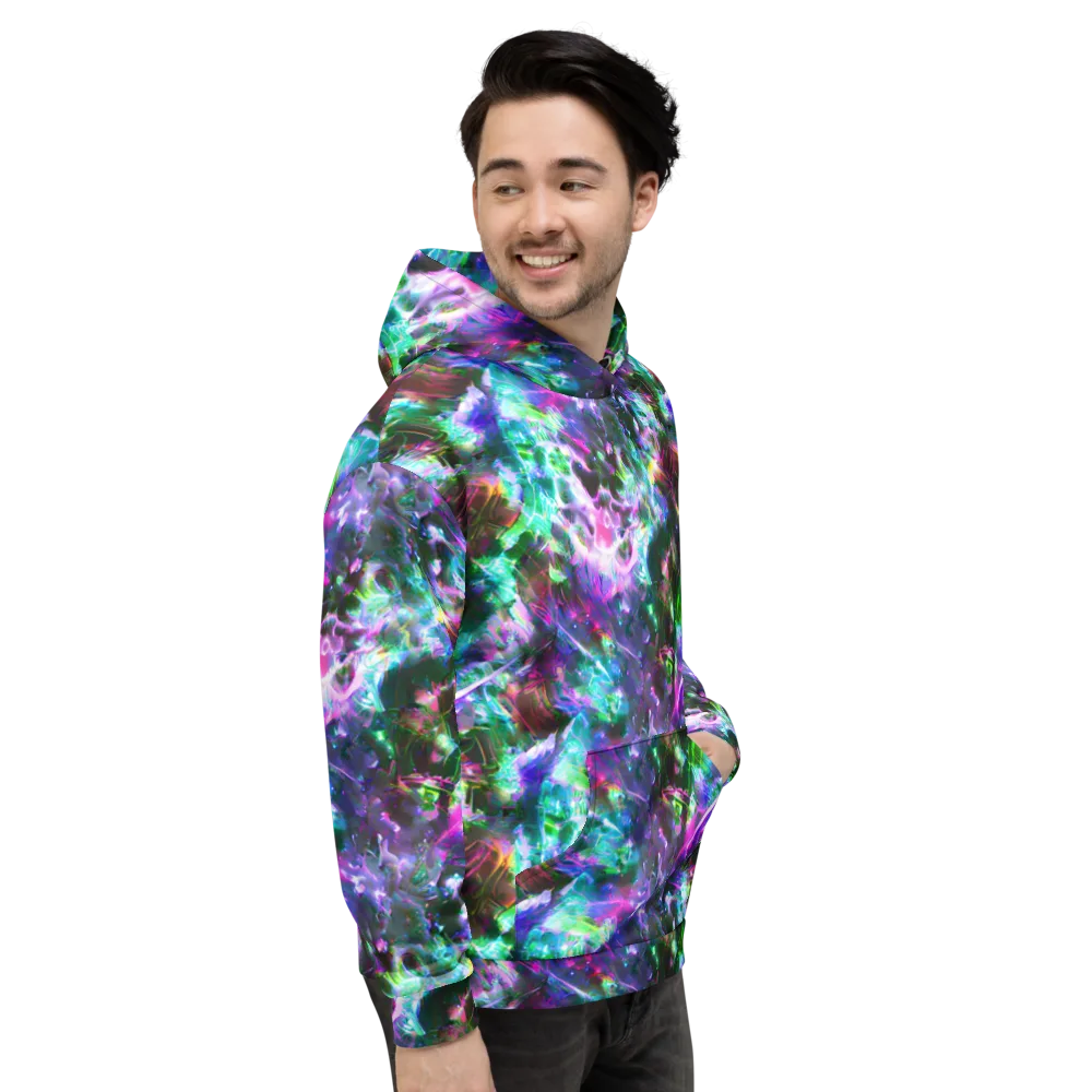 Neon Eden on Hoodie — Right