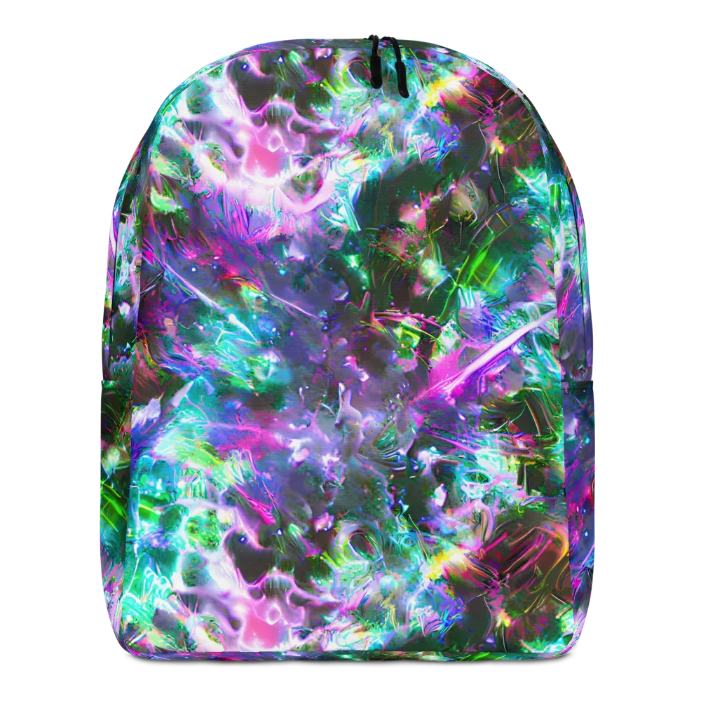 Neon Eden on Minimalist Backpack — Front