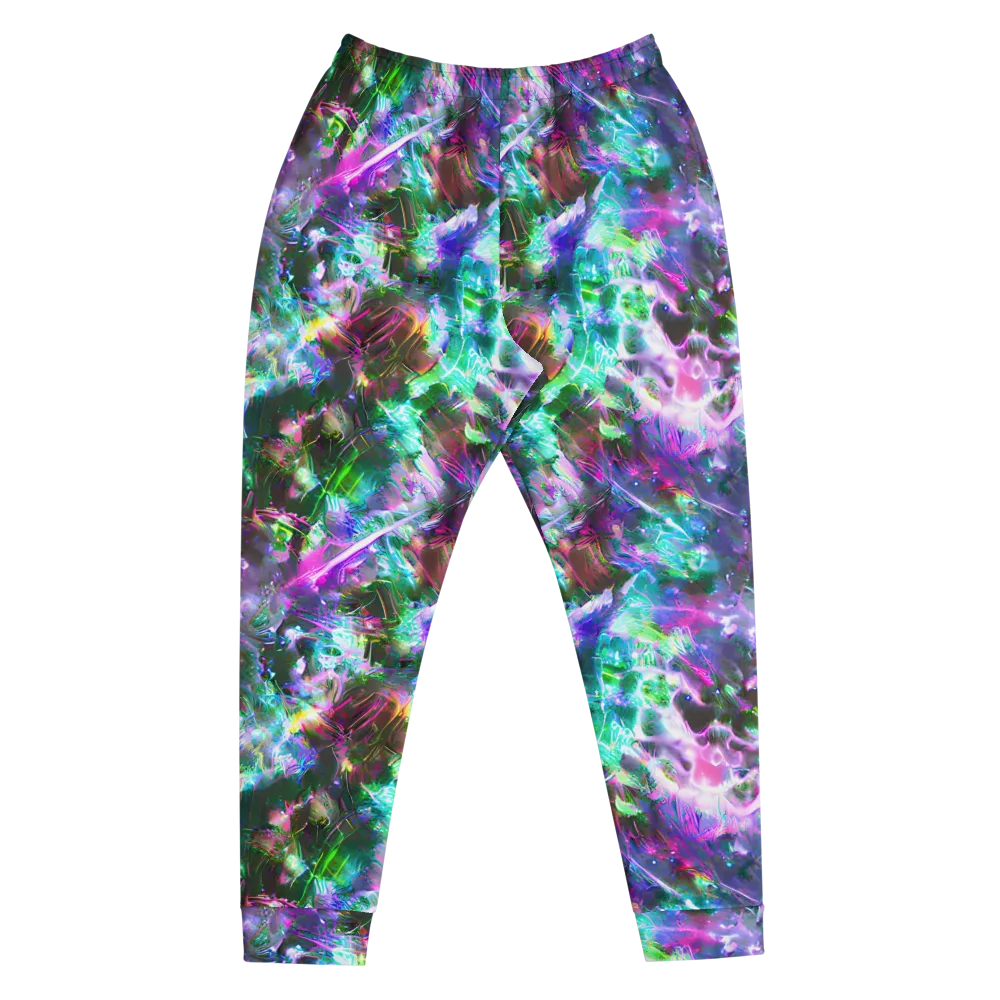 Neon Eden on Men's Joggers — Front