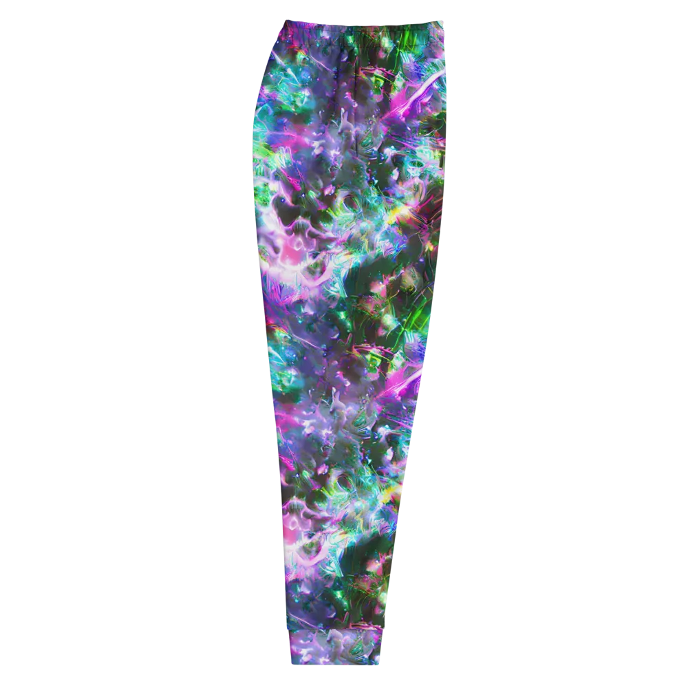 Neon Eden on Men's Joggers — Right