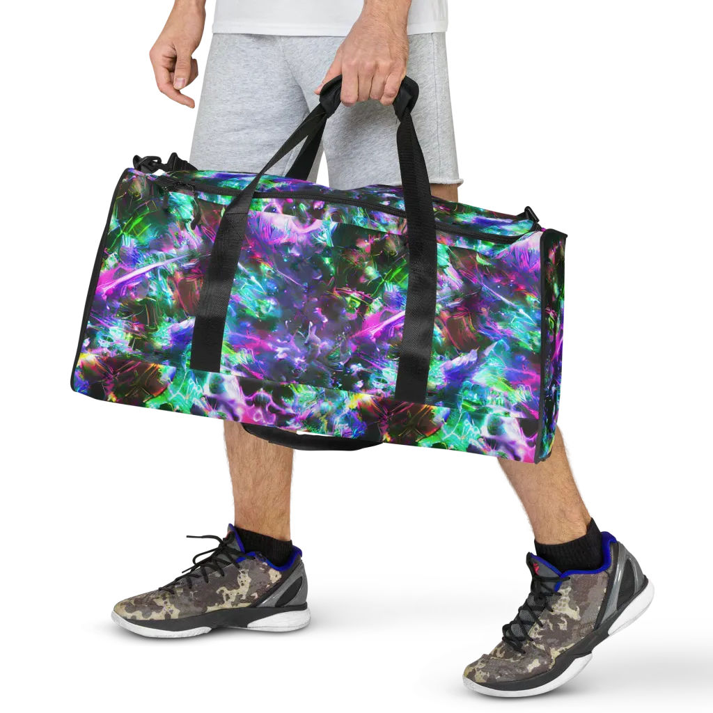 Neon Eden on Duffle Bag — Front
