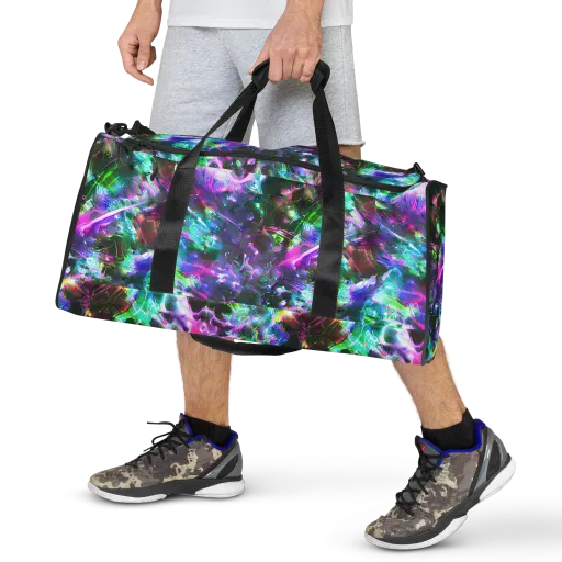 Neon Eden on a Duffle Bag