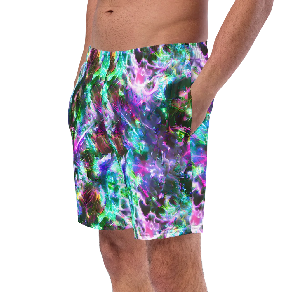 Neon Eden on Swim Trunks — Left Front