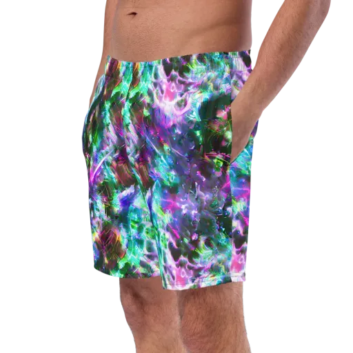 Neon Eden on a Swim Trunks