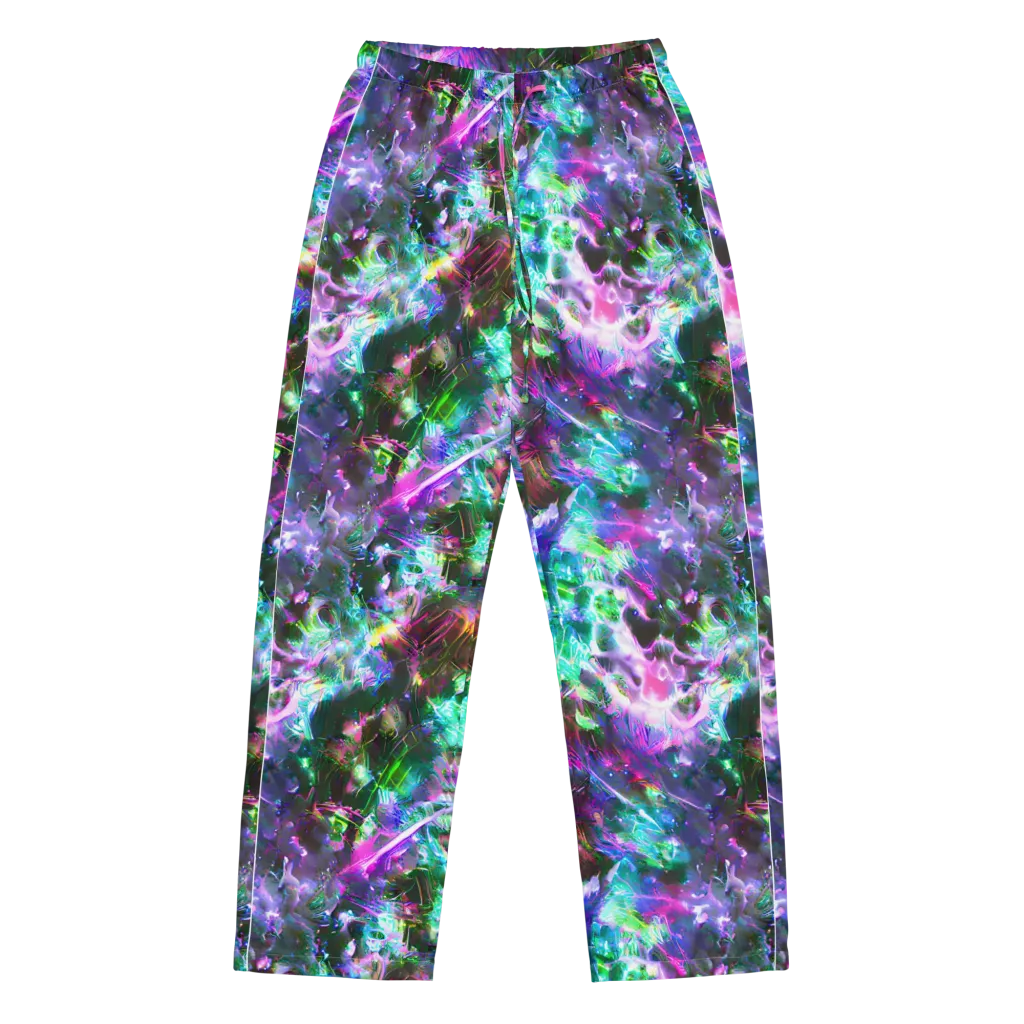 Neon Eden on Women's Pajama Pants — Front