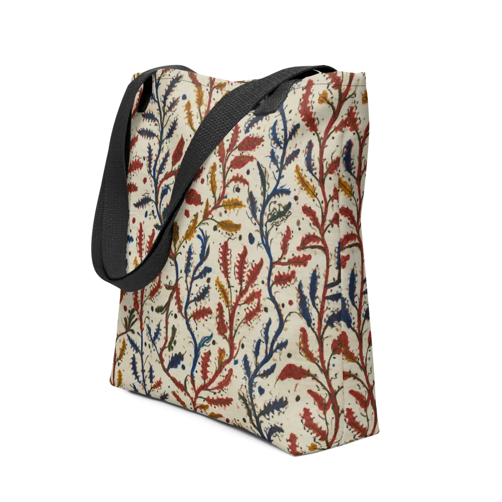Crimson Seaweed on Tote Bag — Front