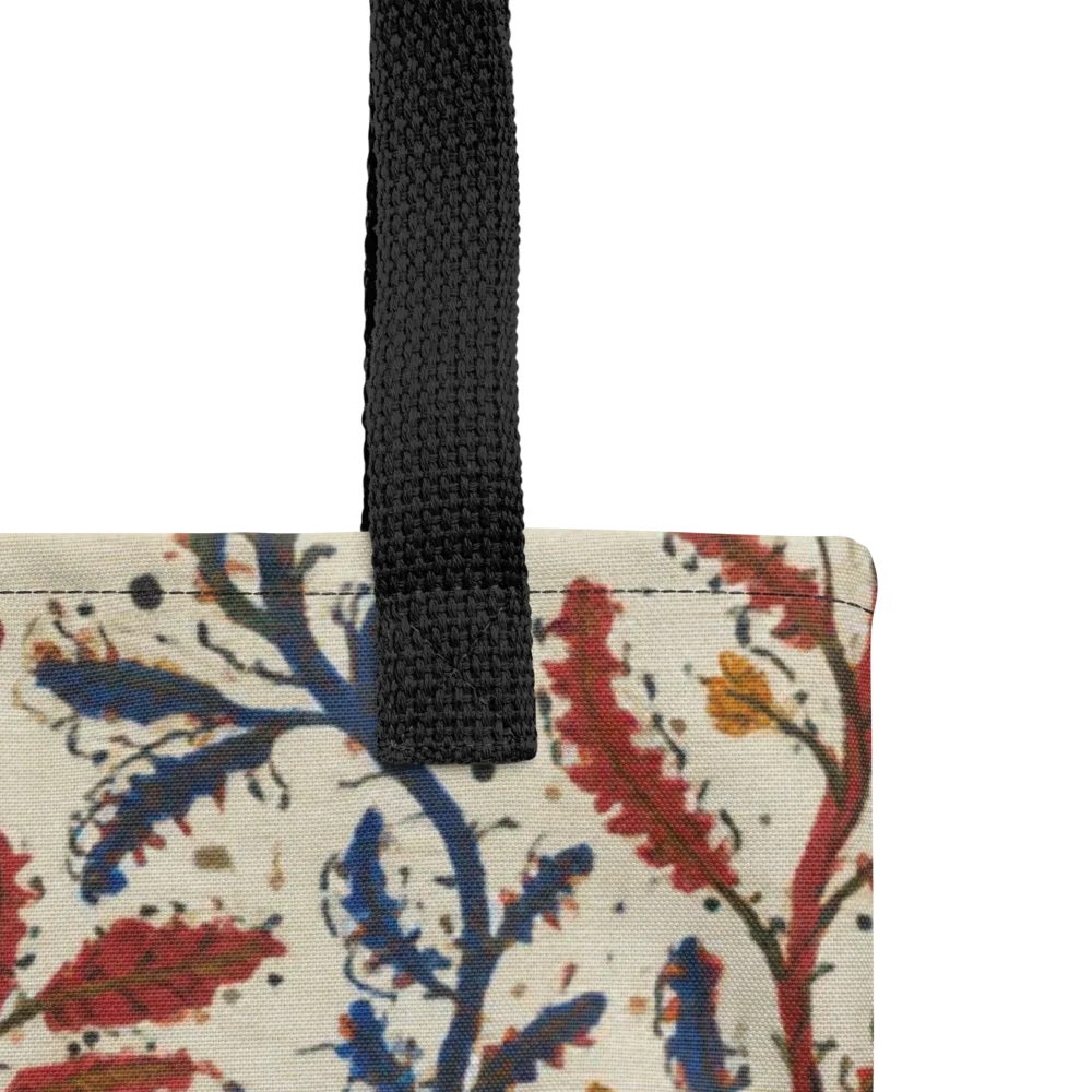 Crimson Seaweed on Tote Bag — Product details