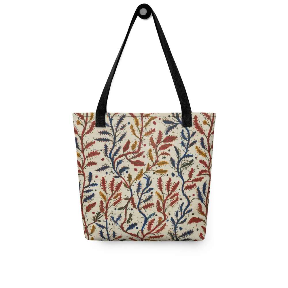 Crimson Seaweed on Tote Bag — Front
