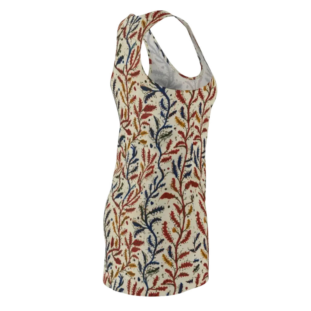 Crimson Seaweed on Racerback Dress — Back Side