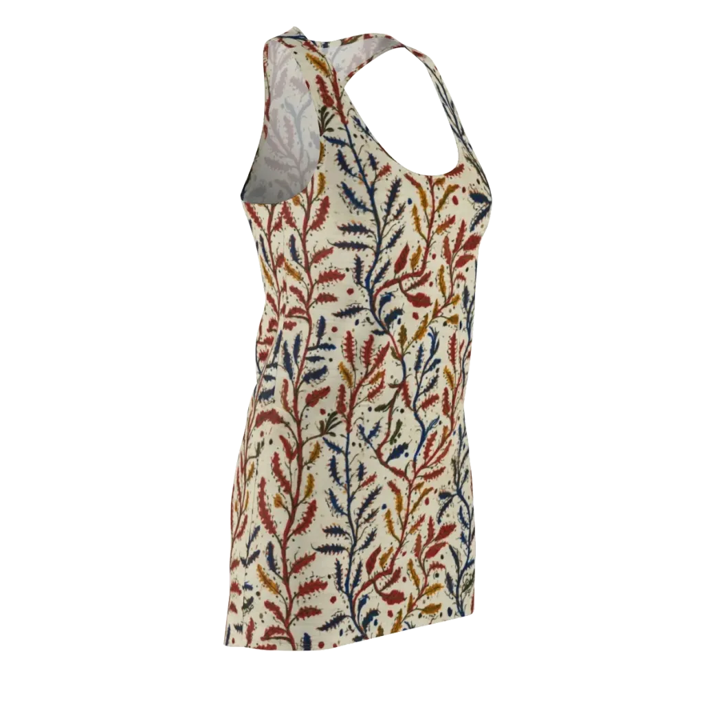 Crimson Seaweed on Racerback Dress — Front Side
