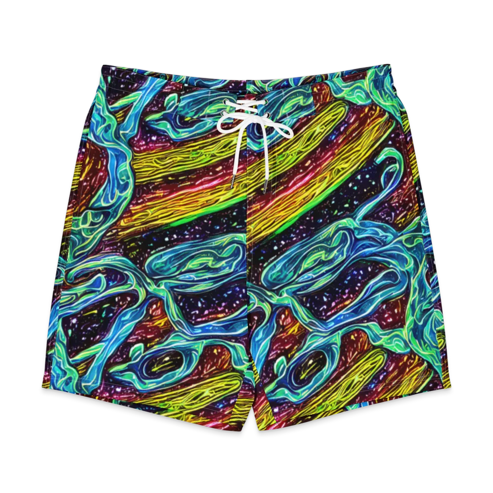 Acid Tide on Men's Board Shorts — Front