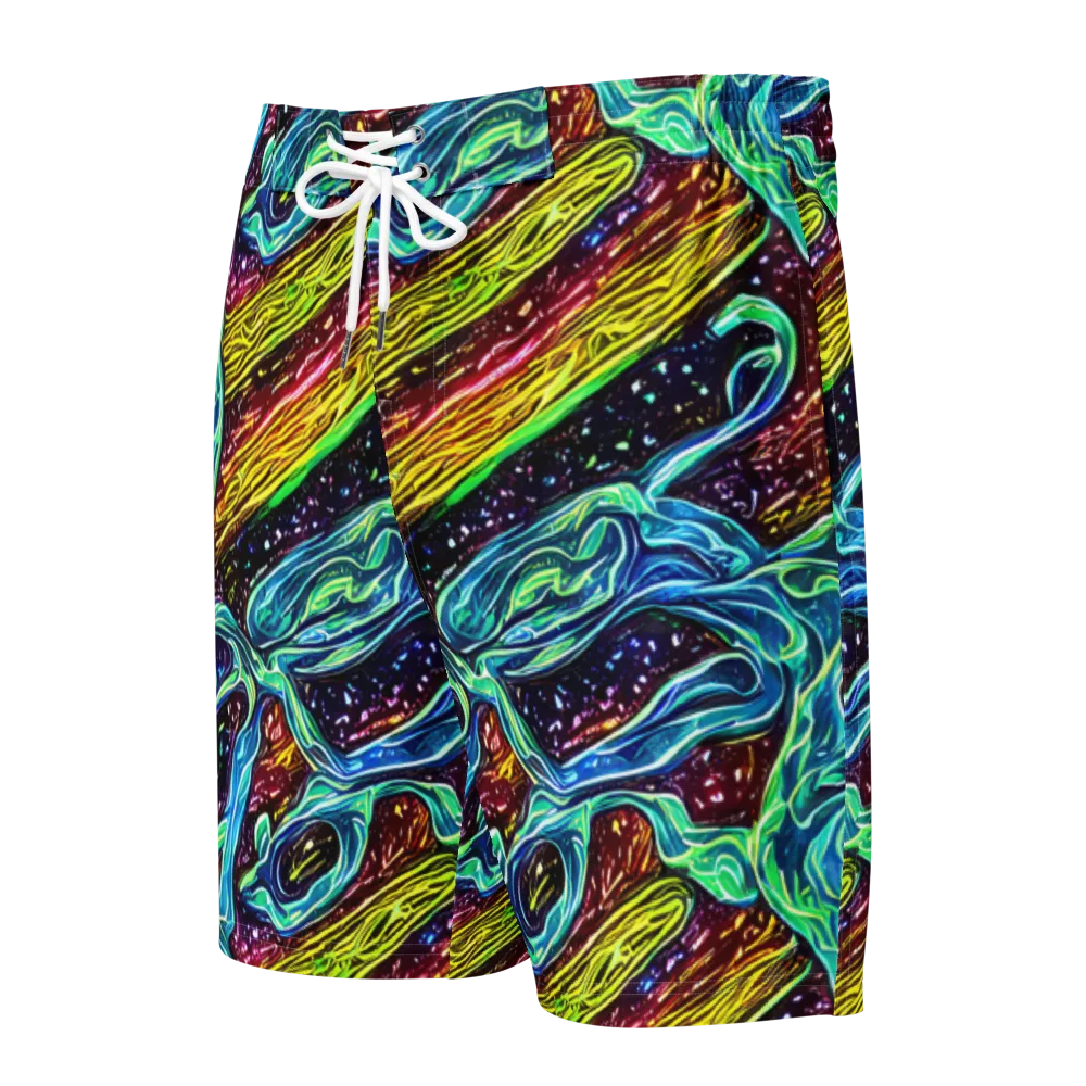 Acid Tide on Men's Board Shorts — Front
