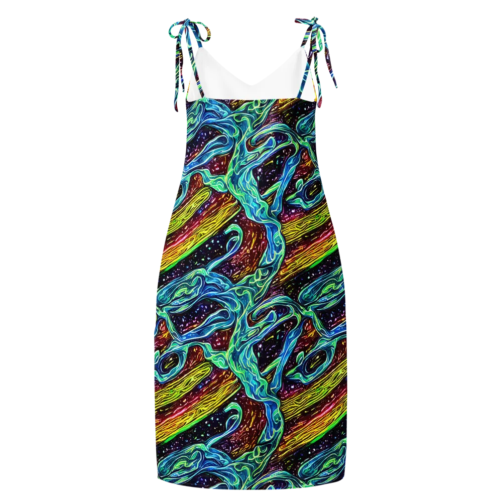 Acid Tide on Slip Dress — Back