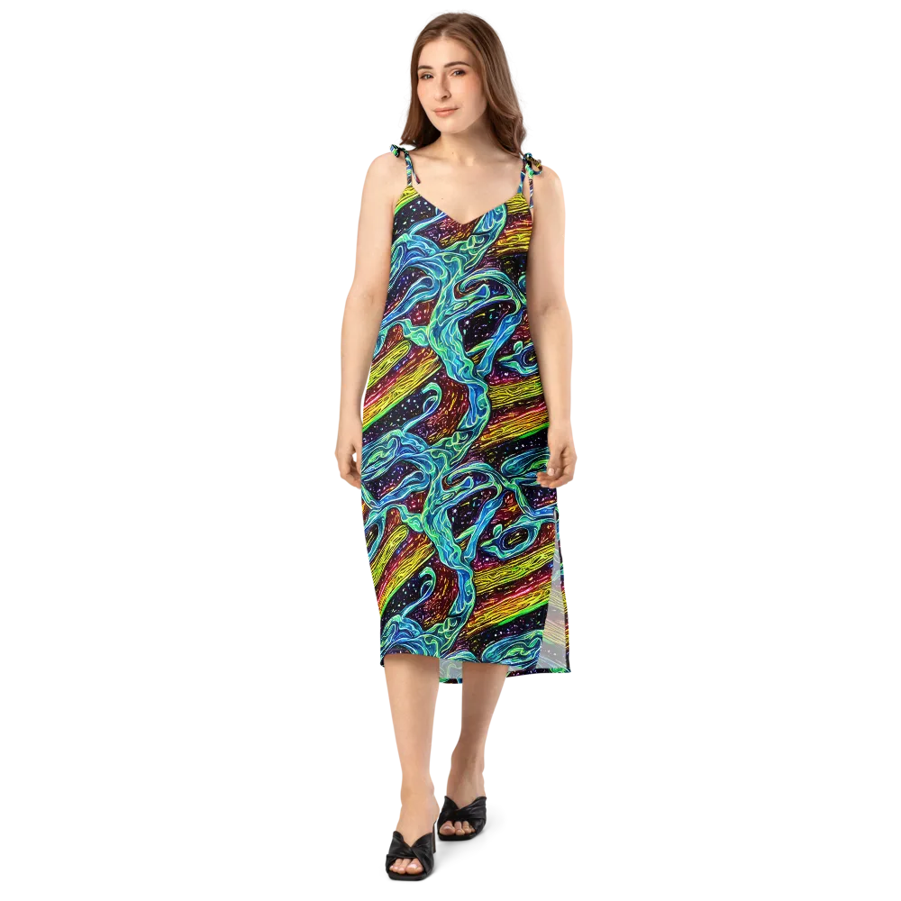 Acid Tide on Slip Dress — Front