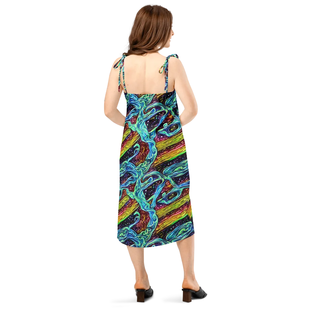 Acid Tide on Slip Dress — Back