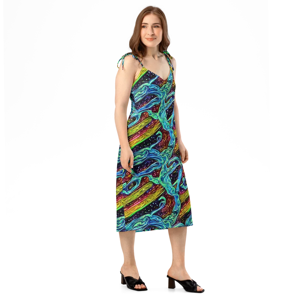 Acid Tide on Slip Dress — Right Front