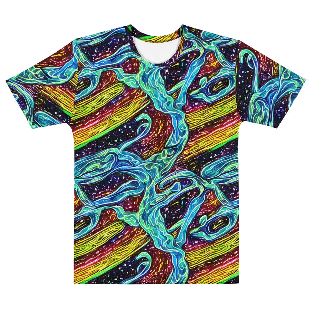 Acid Tide on Men's Cotton Crew Neck T-Shirt — Front