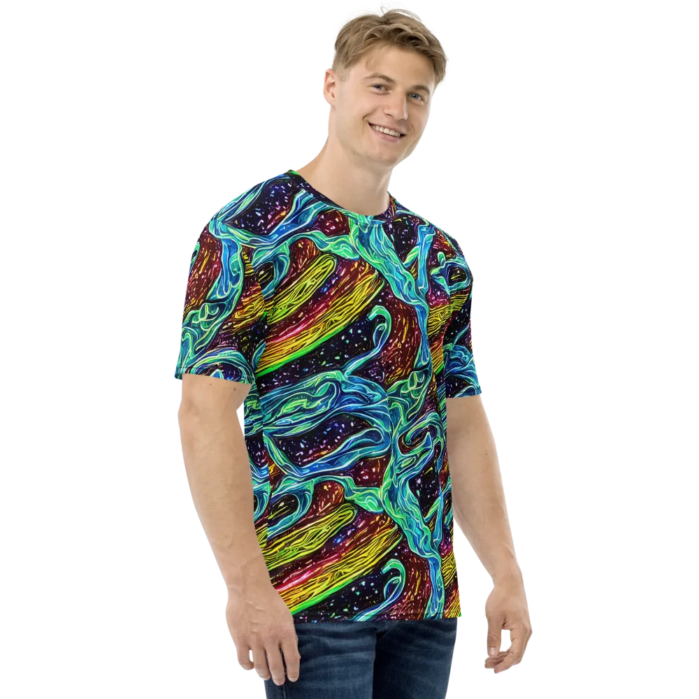 Acid Tide on Men's Crew Neck T-Shirt — Right