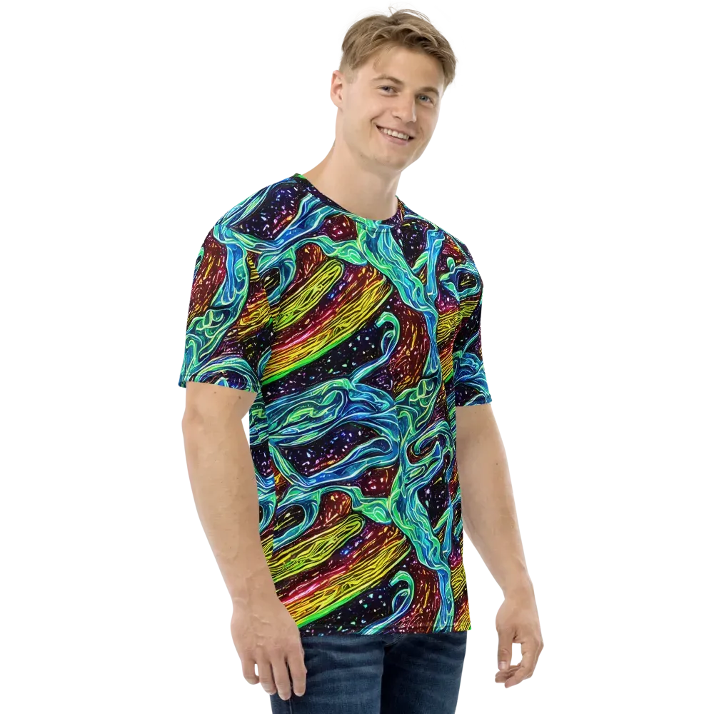 Acid Tide on Men's Crew Neck T-Shirt — Right