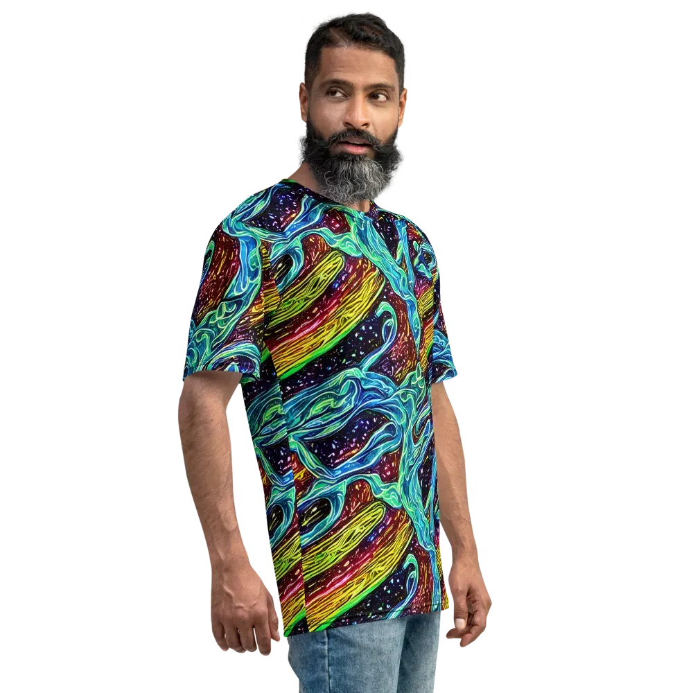 Acid Tide on Men's Crew Neck T-Shirt — Right