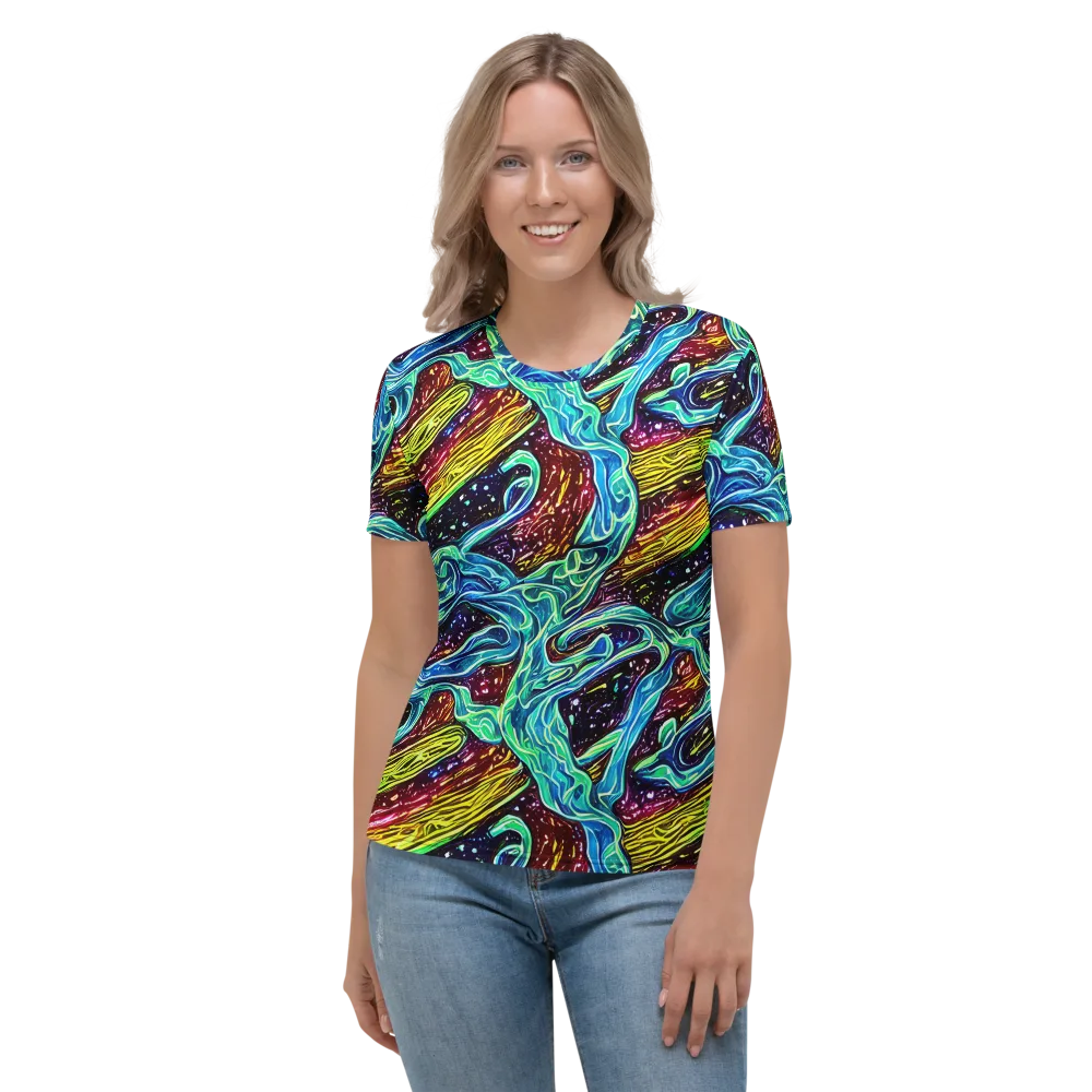 Acid Tide on Women's Crew Neck T-Shirt — Front