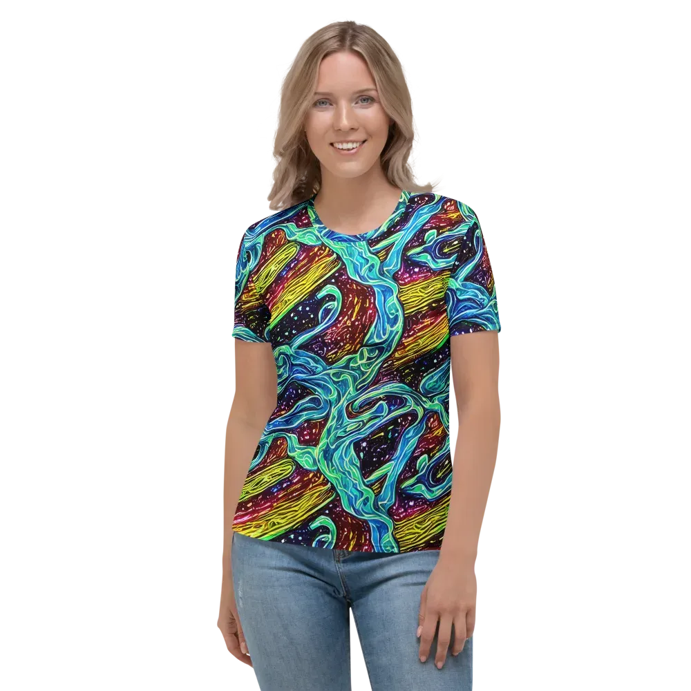Acid Tide on Women's Crew Neck T-Shirt — Front