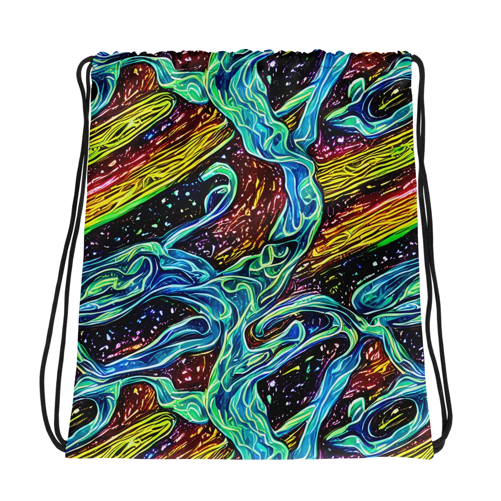 Acid Tide on Drawstring Bag — Photo