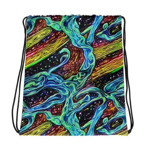 Acid Tide on a Drawstring Bag